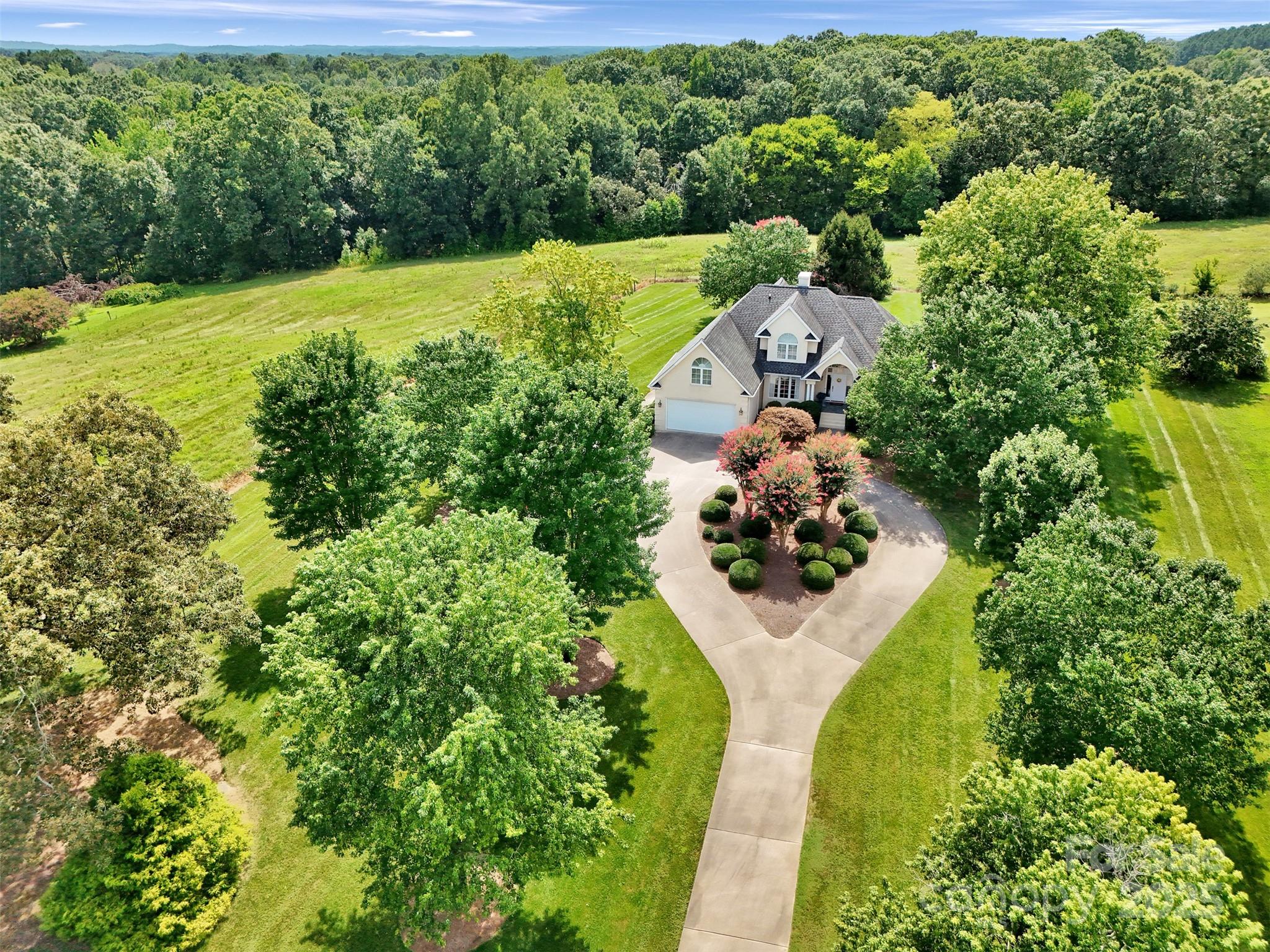 25683 April Lane Albemarle, NC 28001 - Photo 39 of 42 an aerial view of a house with a yard