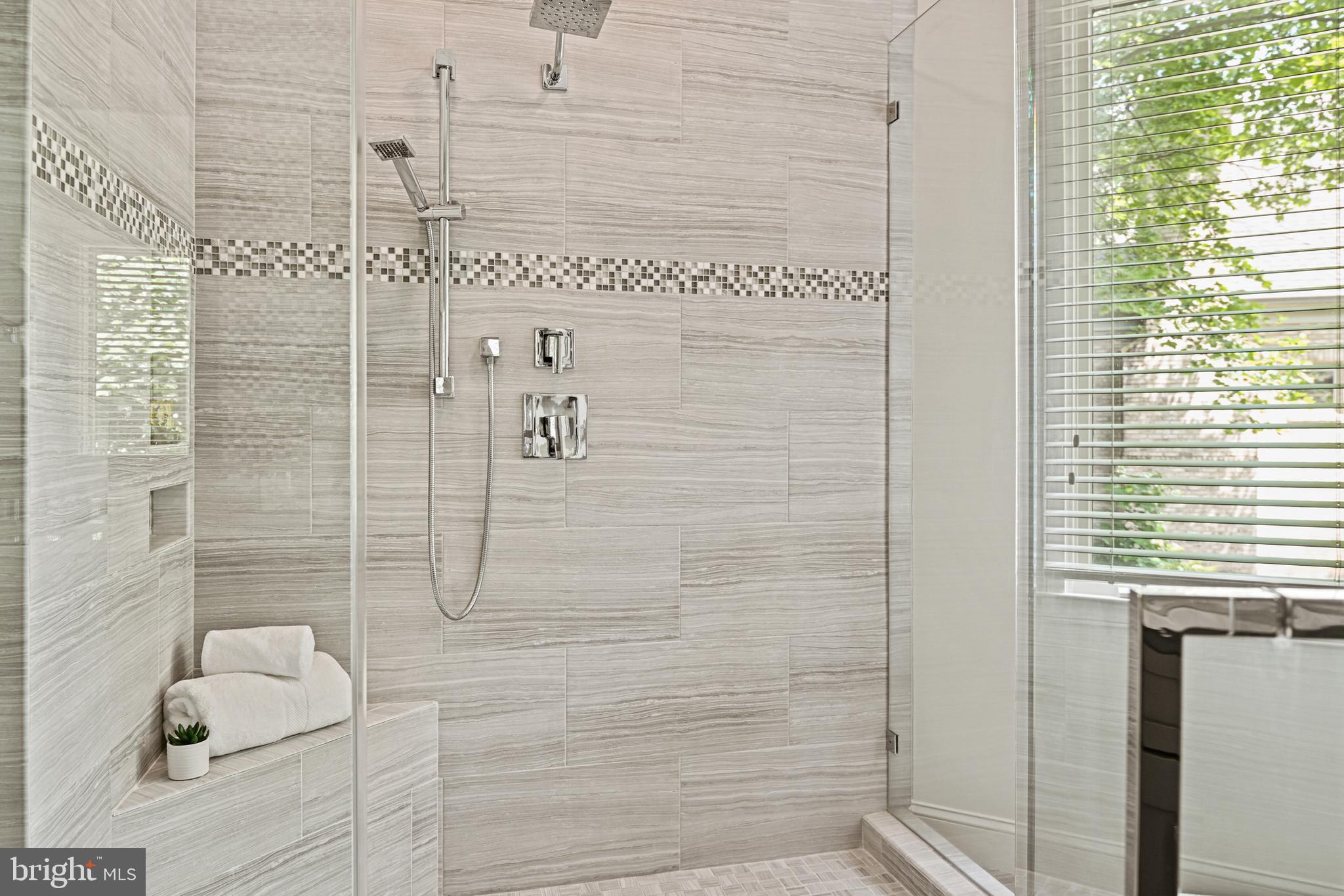 11217 Bright Pond Lane Reston, VA 20194 - Photo 29 of 72 Large walk-in shower