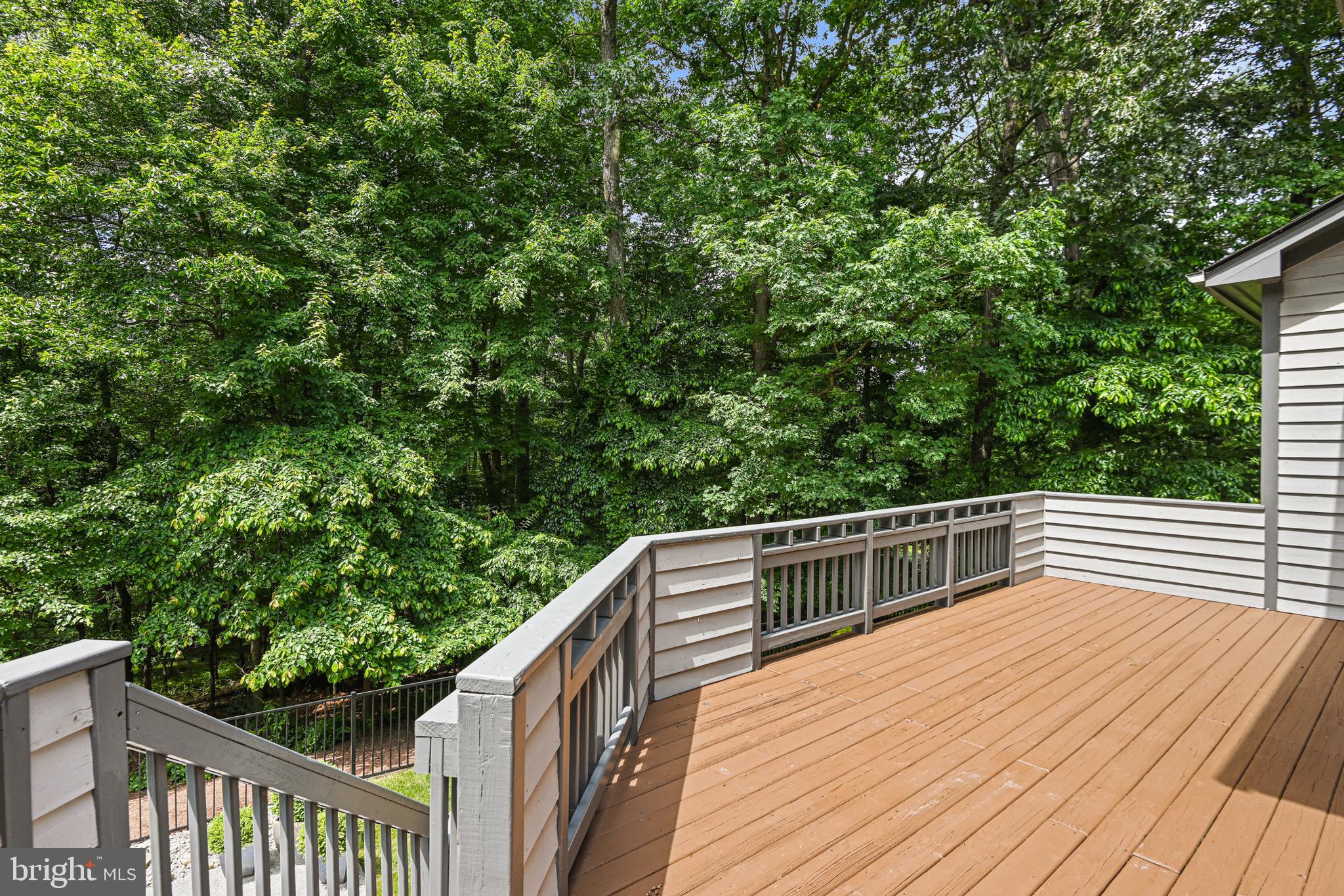 11217 Bright Pond Lane Reston, VA 20194 - Photo 54 of 72 Deck overlooking trees
