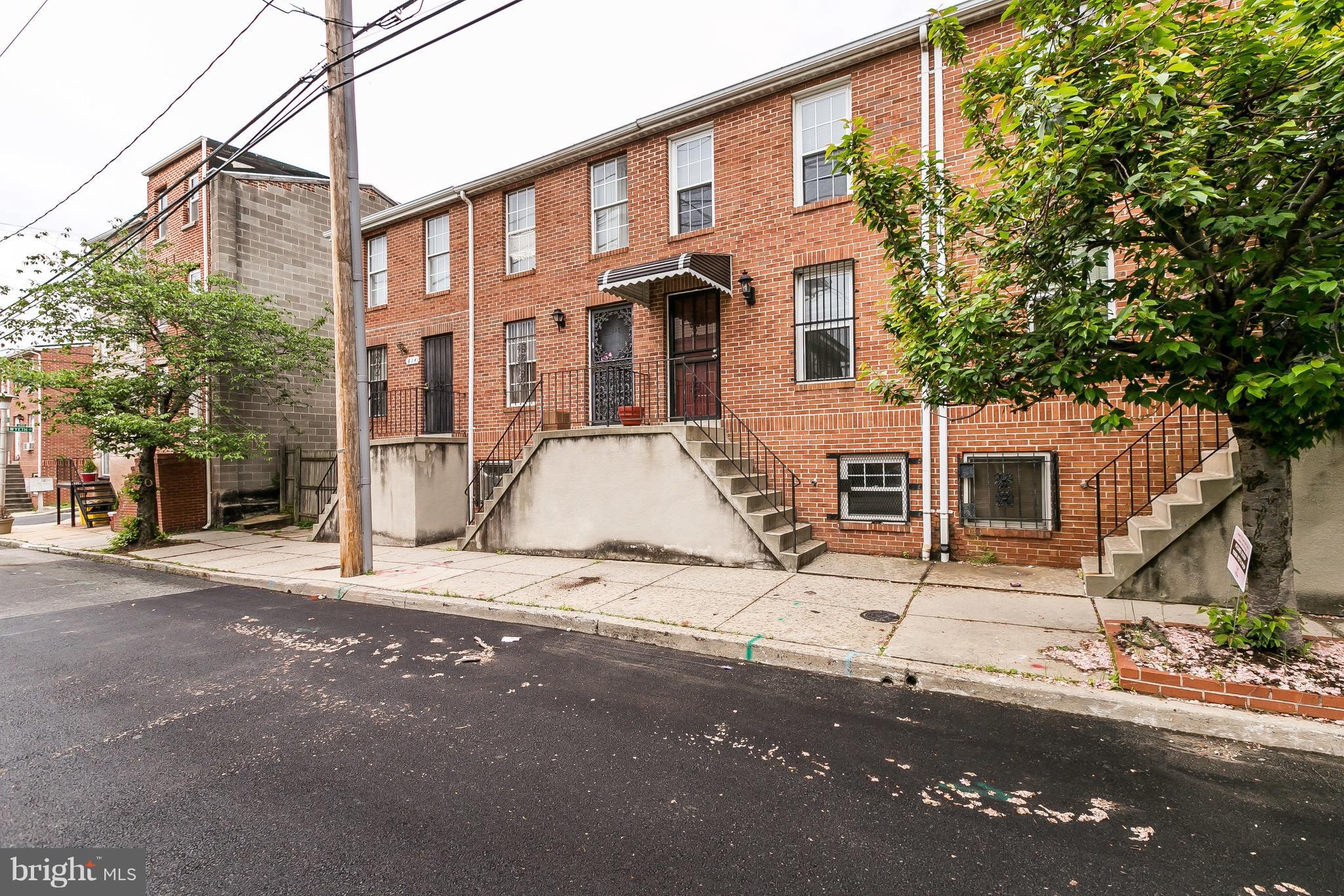 810 Carroll Street Baltimore, MD 21230 - Photo 2 of 30 Quiet One Way Block w/ 1 Car Parking in Rear