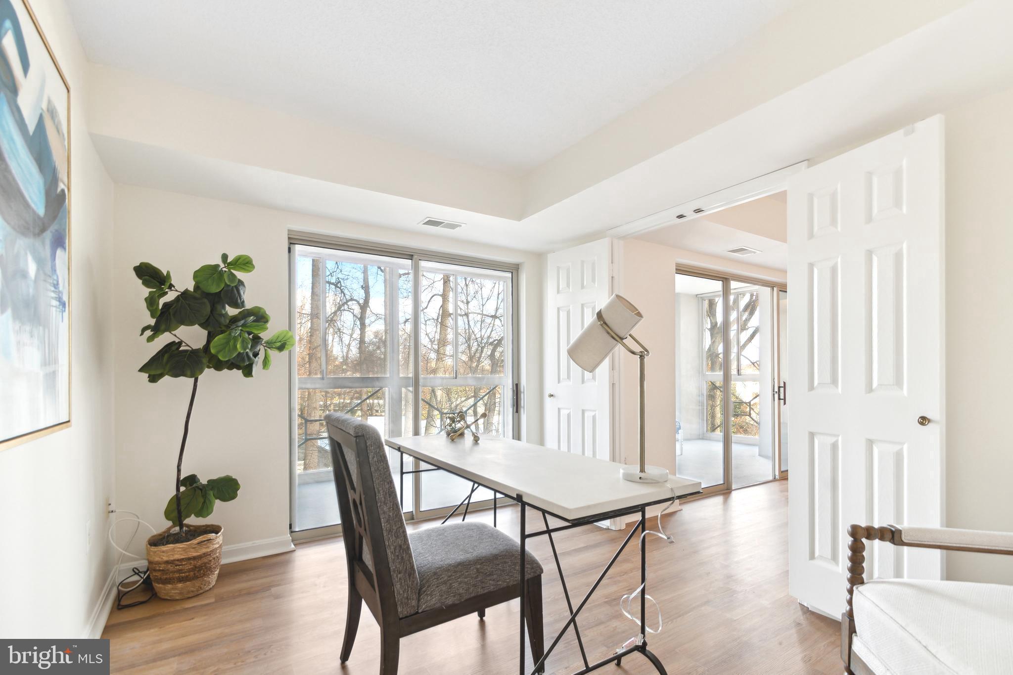 14809 Pennfield Circle, Unit 304 Silver Spring, MD 20906 - Photo 16 of 29 Separate den/office space with double doors