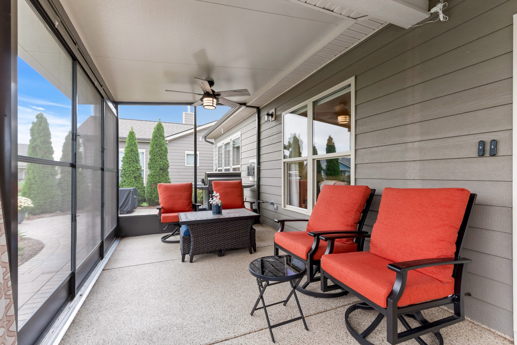 1331 Madison Lane Spring Hill, TN 37174 - Photo 39 of 61 a outdoor space with patio the couches and a potted plant on a table