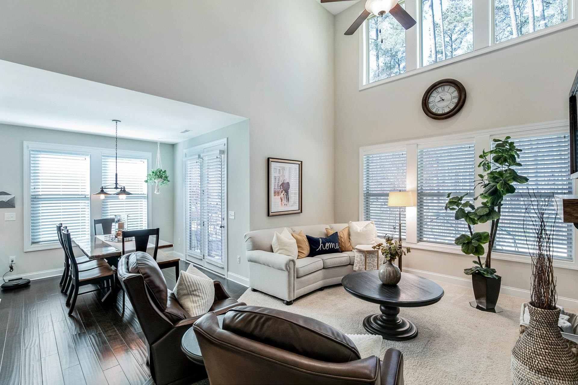 1016 Capstone Drive Durham, NC 27713 - Photo 15 of 50 a living room with furniture and wooden floor