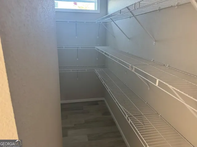 a view of a closet