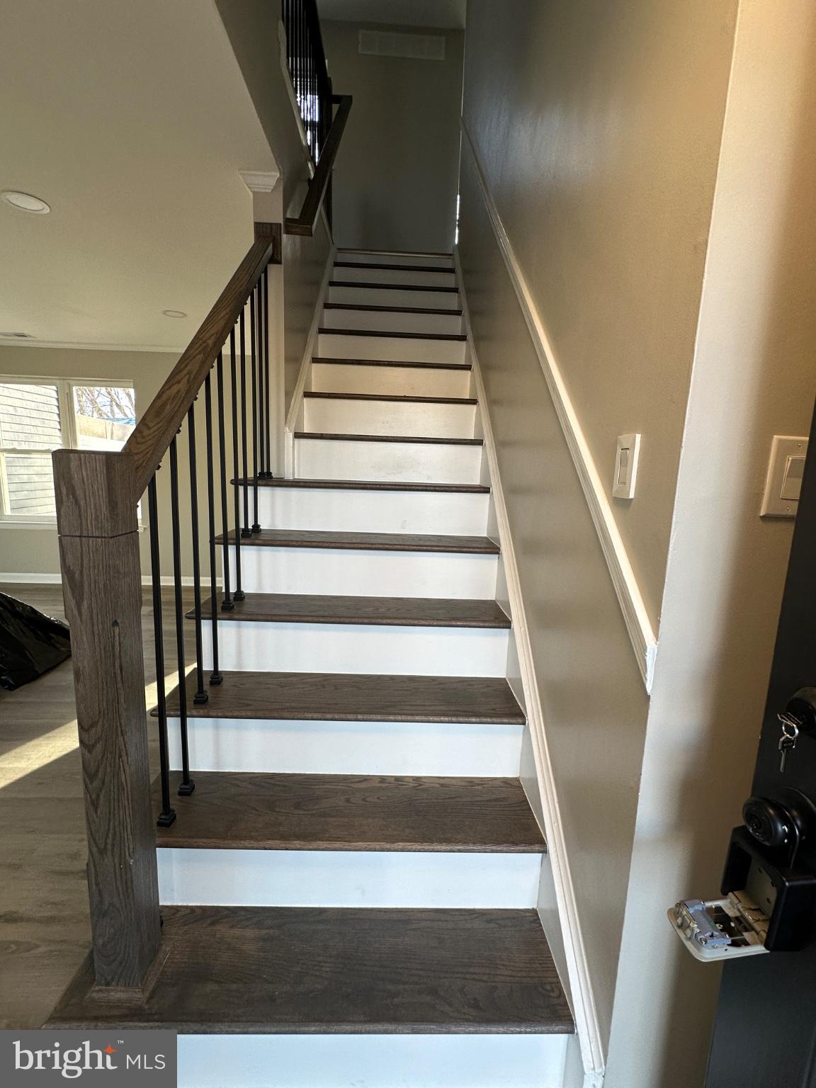 14 Buttonwood Road Voorhees, NJ 08043 - Photo 3 of 35 Elegant staircase with modern flair.