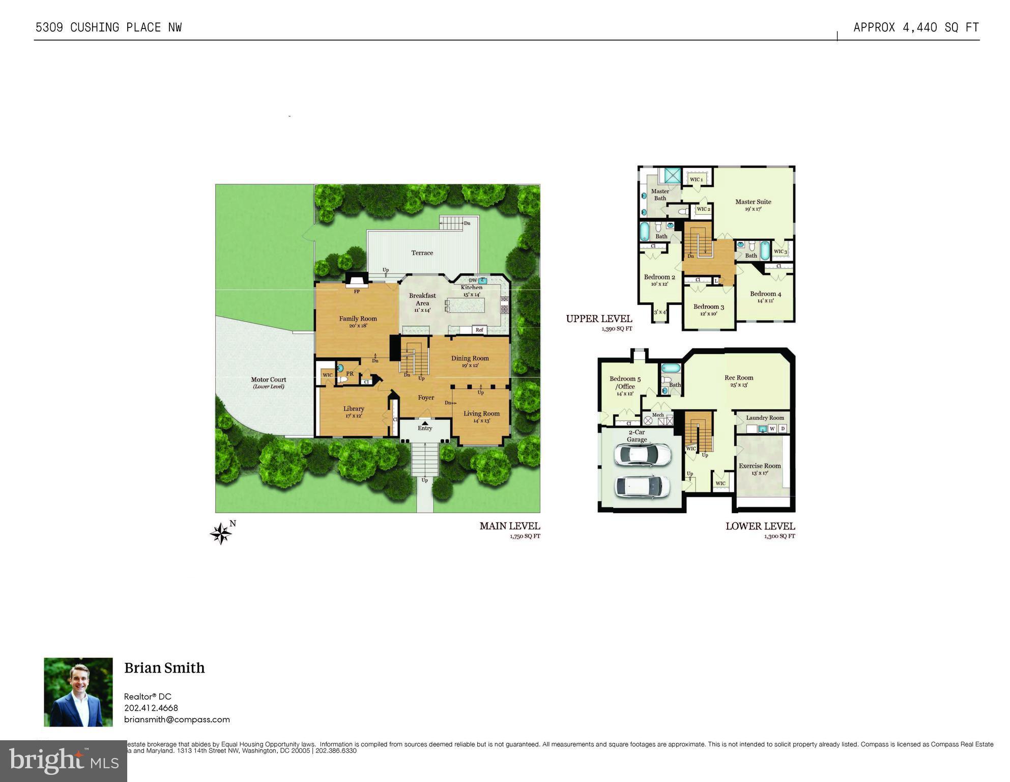 5309 Cushing Place Northwest Washington, DC 20016 - Photo 30 of 30 Floor plan