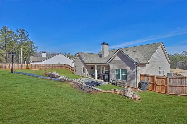 a view of outdoor space yard and swimming pool