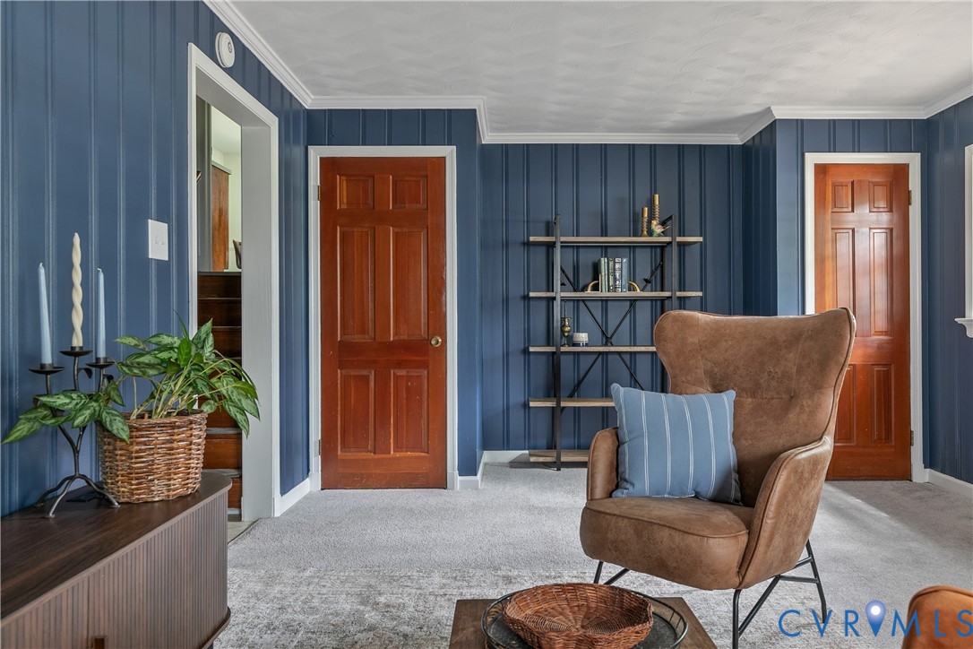 200 Stanmore Road North Chesterfield, VA 23236 - Photo 26 of 37 Vertical paneled walls, crown molding, paneled int