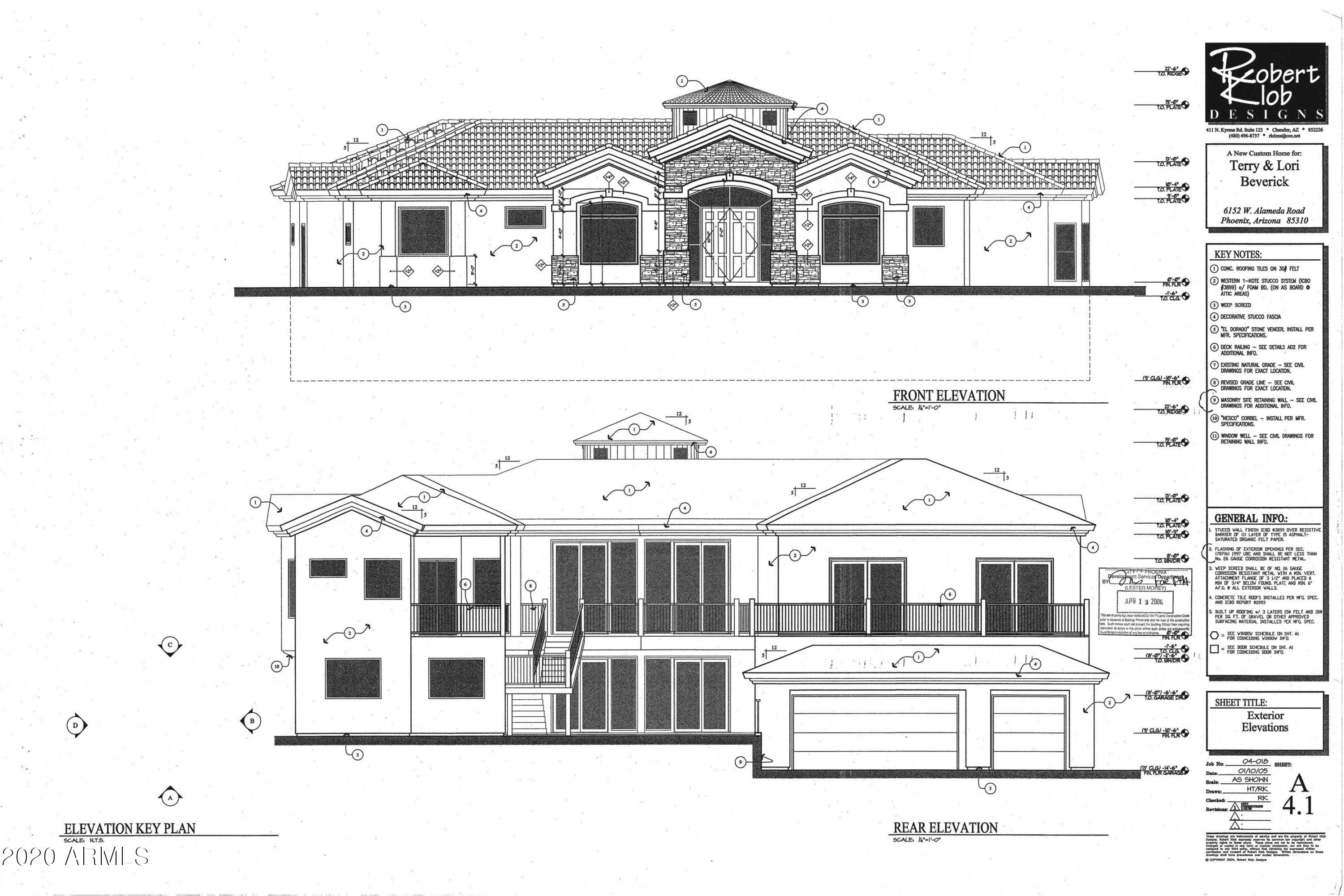 6152 West Alameda Road, Unit 11 Glendale, AZ 85310 - Photo 20 of 23 4 Front Plans