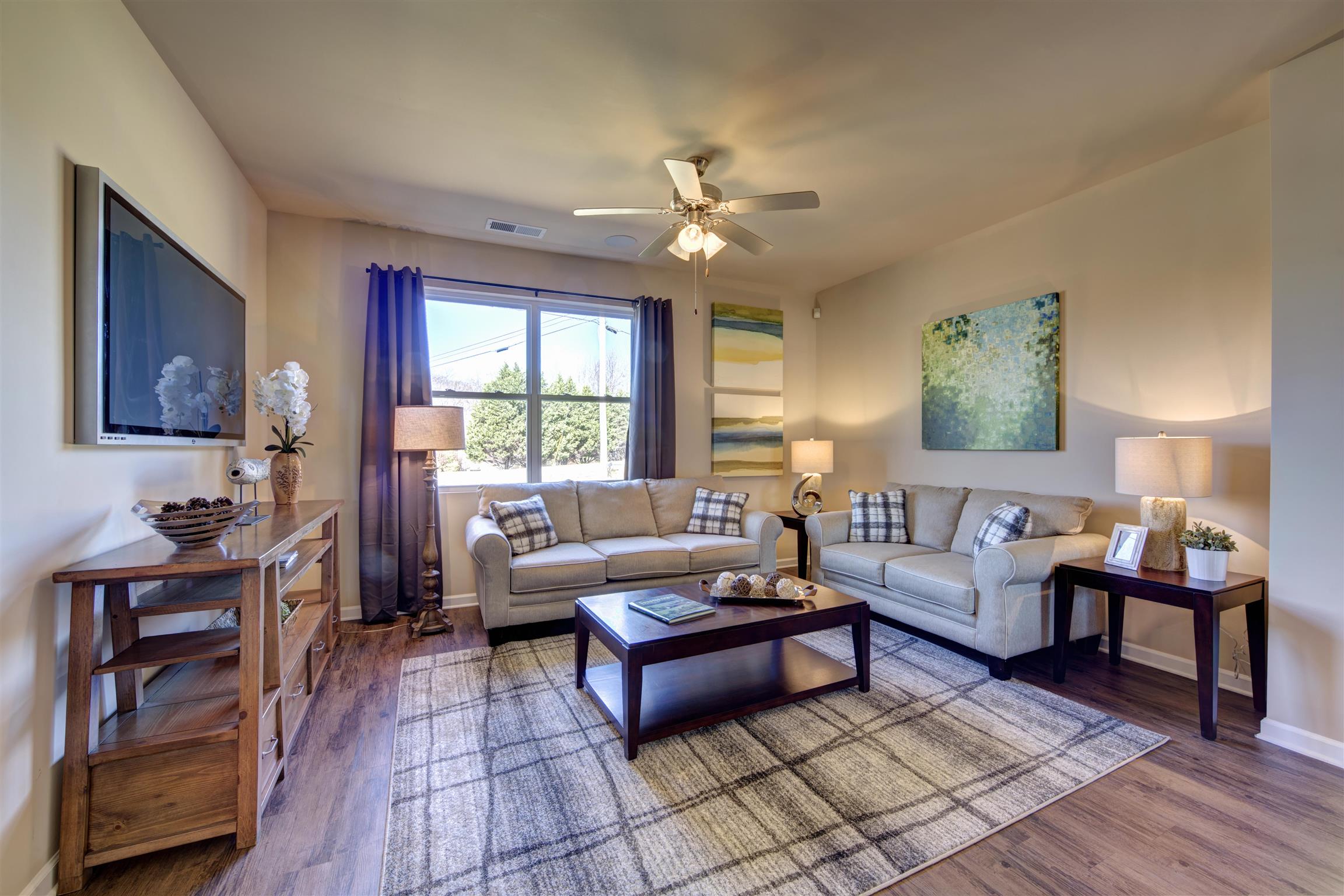 776 Prominence Road, Unit 82 Columbia, TN 38401 - Photo 7 of 18 a living room with furniture and wooden floor