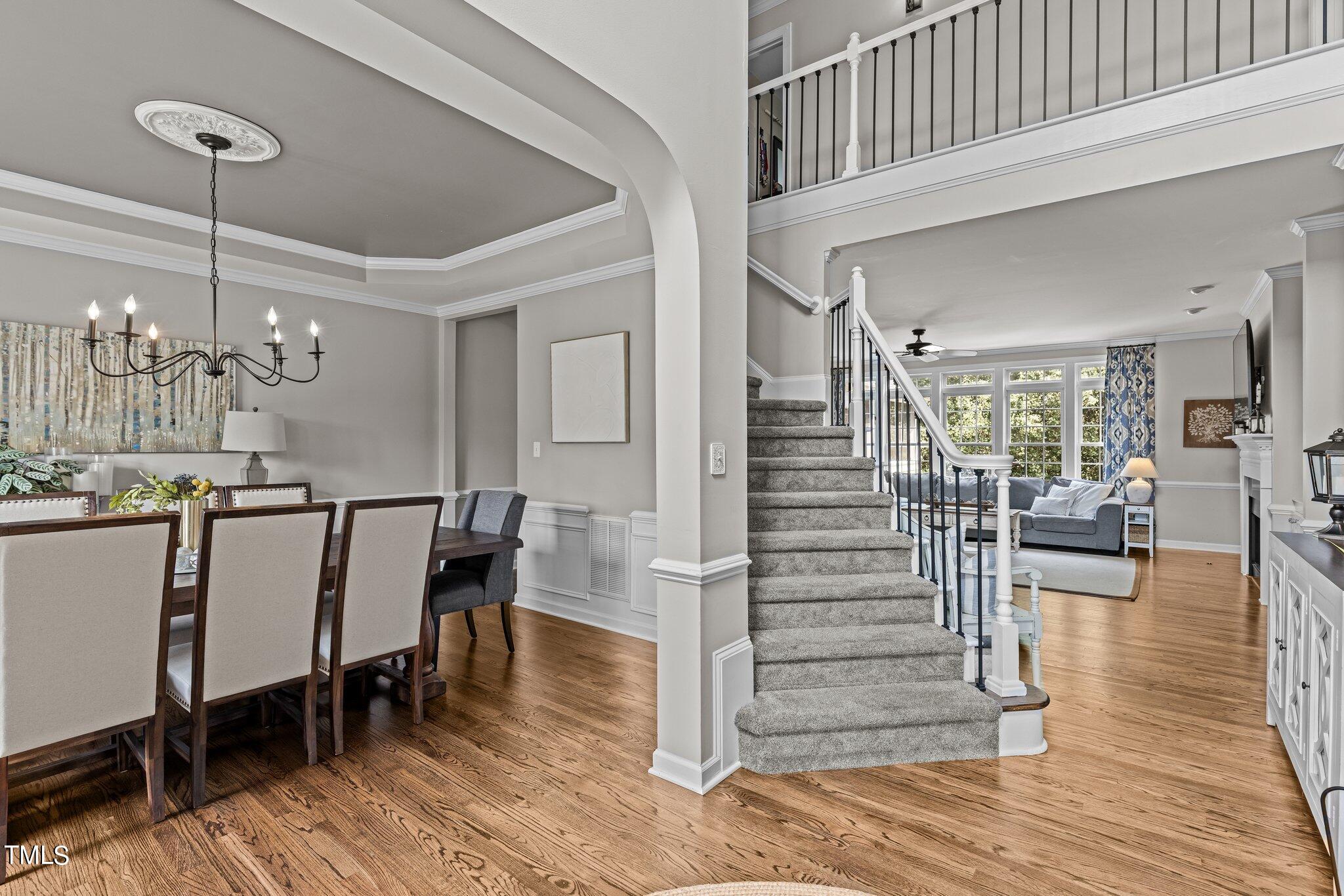 12404 Village Gate Way Raleigh, NC 27614 - Photo 6 of 53 Front staircase