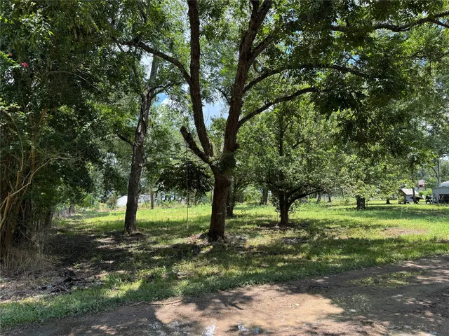 a view of outdoor space with deck and yard