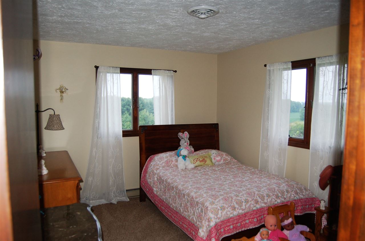 16085 West Hazelview Road Polo, IL 61064 - Photo 14 of 25 a bedroom with a bed and wooden floor
