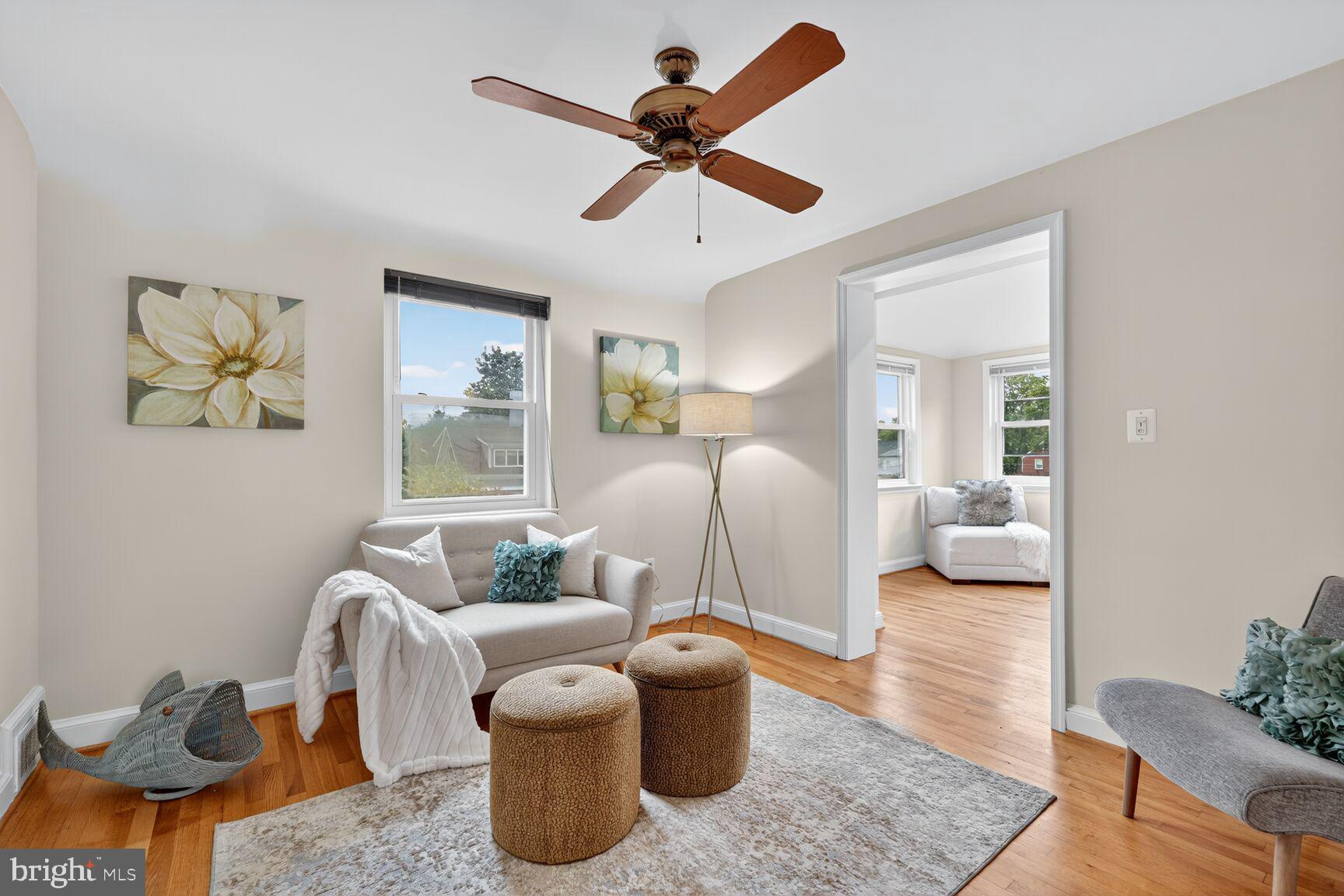 5021 25th Road North Arlington, VA 22207 - Photo 18 of 35 a bedroom with furniture and a large window