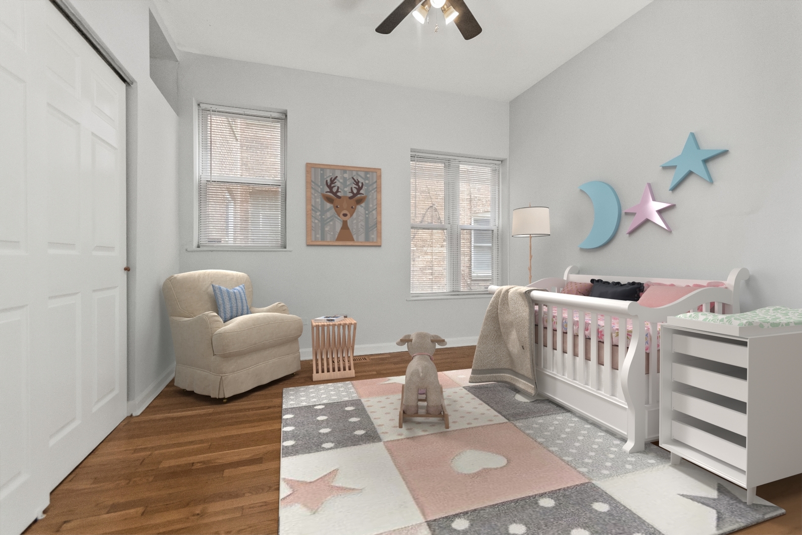 1628 West Juneway Terrace, Unit 1 Chicago, IL 60626 - Photo 20 of 49 a bedroom with furniture and wooden floor