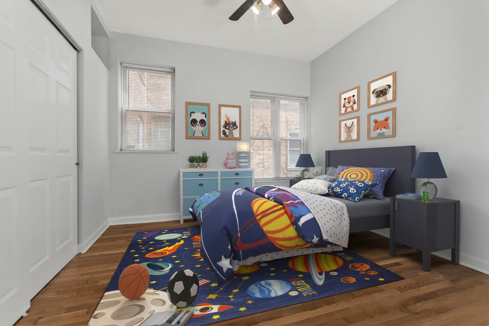 1628 West Juneway Terrace, Unit 1 Chicago, IL 60626 - Photo 21 of 49 a living room with furniture and wooden floor