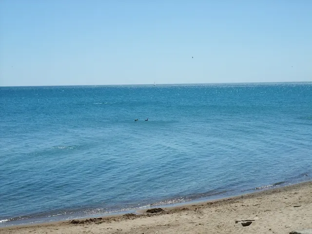 a view of an outdoor space with a lake view