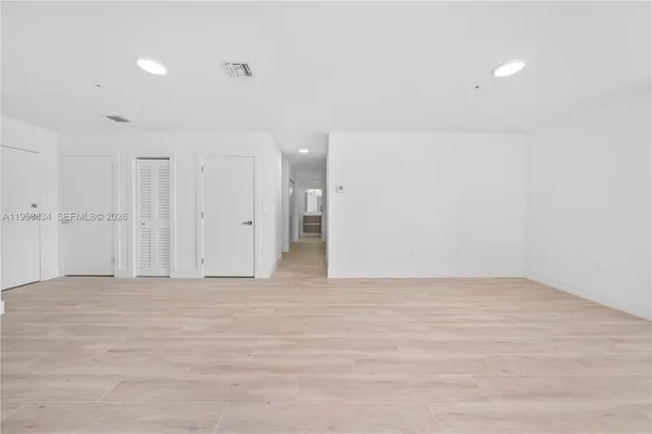 a view of an empty room