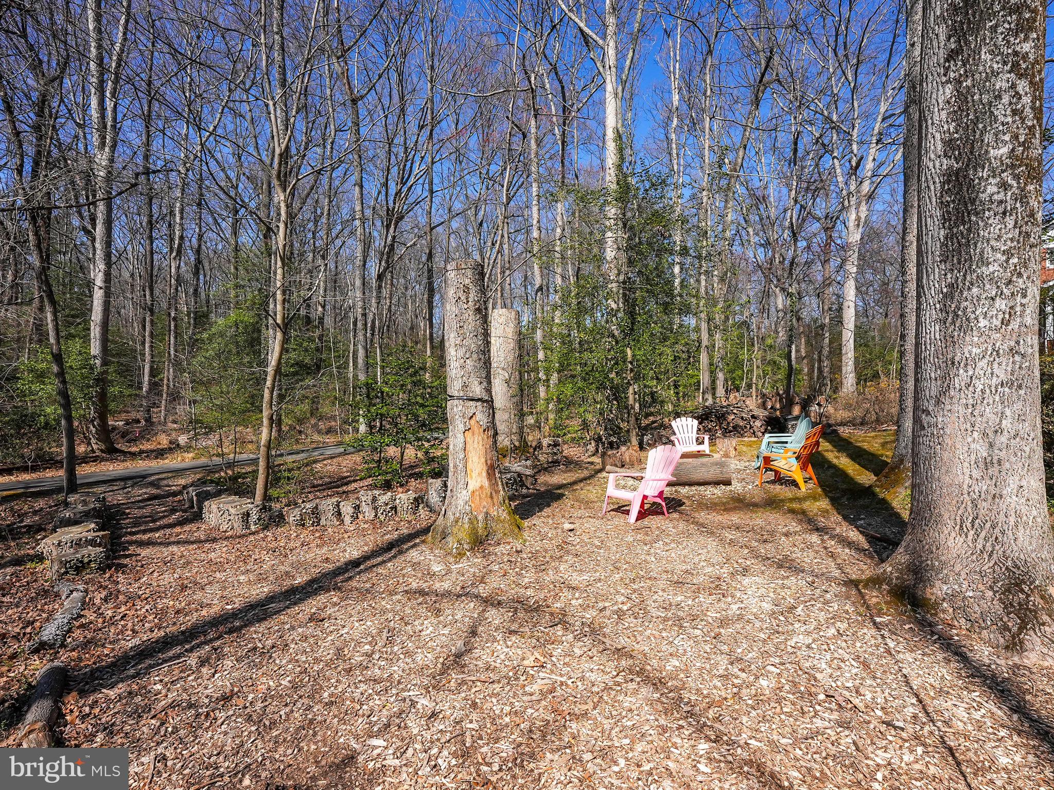 12132 Stirrup Road Reston, VA 20191 - Photo 49 of 67 a backyard of a house with table and chairs