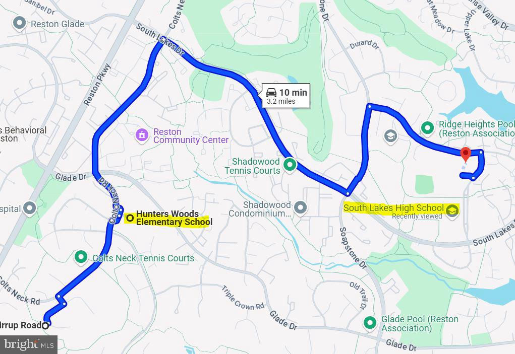 12132 Stirrup Road Reston, VA 20191 - Photo 64 of 67 To Assigned Schools