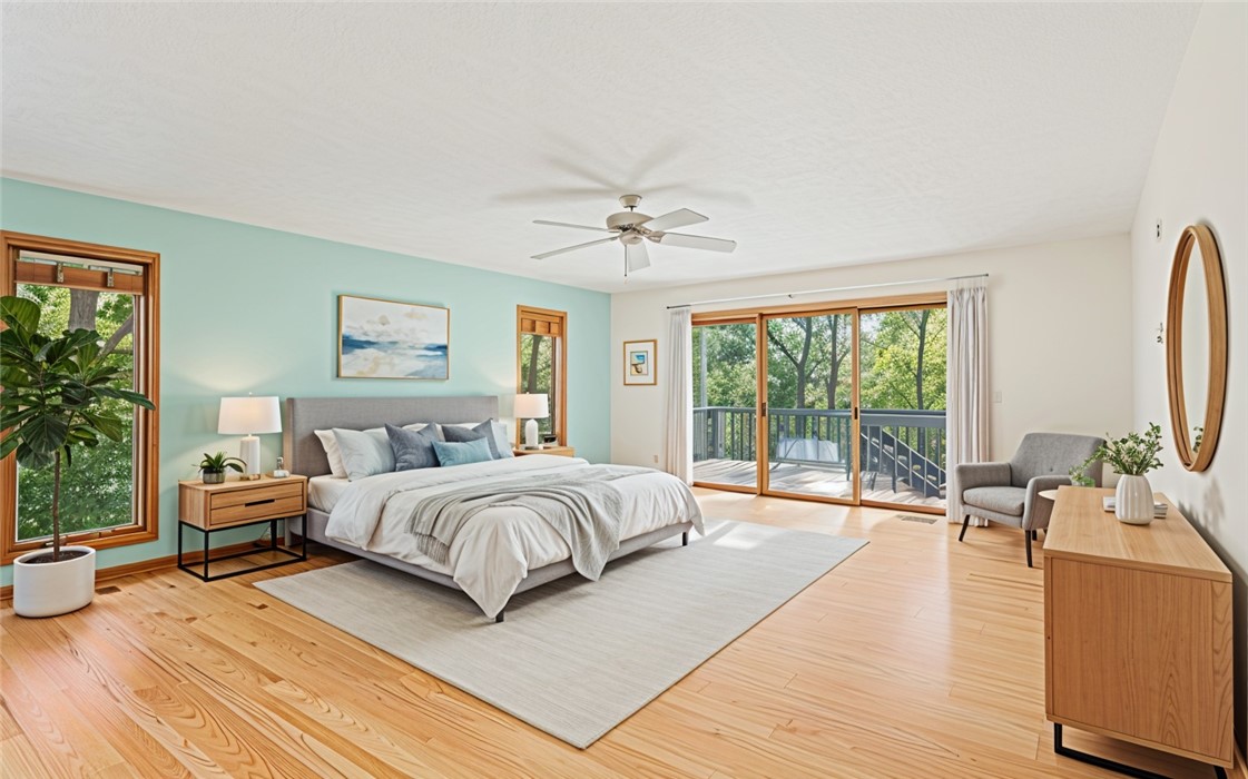 213 Shipmaster Drive Salem, SC 29676 - Photo 10 of 33 This tranquil bedroom features outdoor access, creating a seamless blend of indoor comfort and natural beauty.