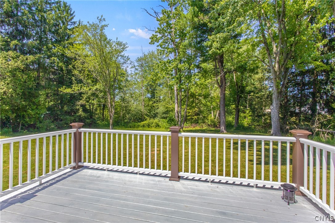 6383 Mud Mill Road Cicero, NY 13029 - Photo 5 of 42 Freshly painted back deck.