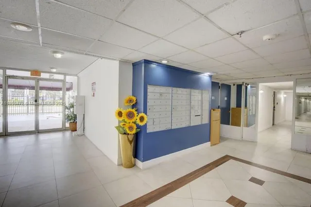 a view of lobby with furniture