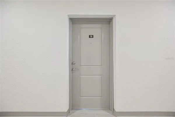 a view of front door