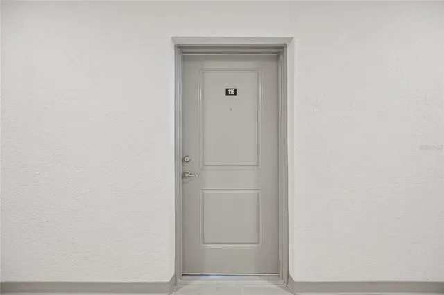 a view of front door