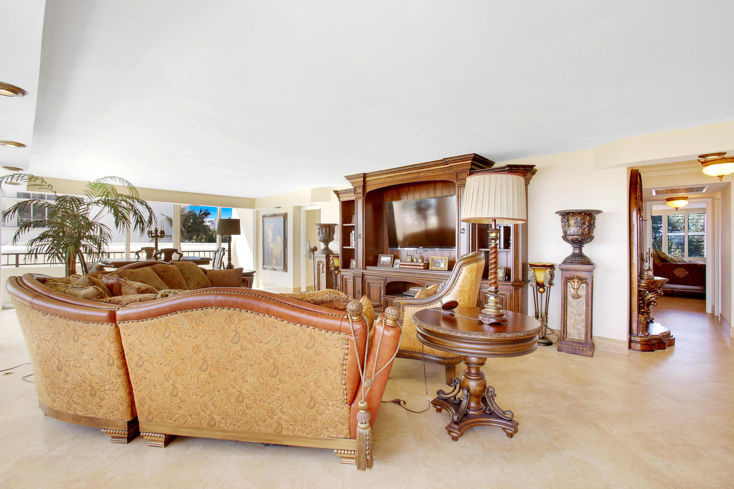 2800 South Ocean Boulevard, Unit 2F Boca Raton, FL 33432 - Photo 5 of 20 View from Kitchen