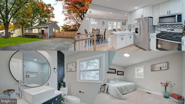 a living room with furniture a mirror and a table