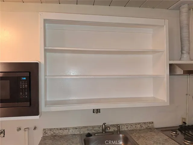 a close view of closet