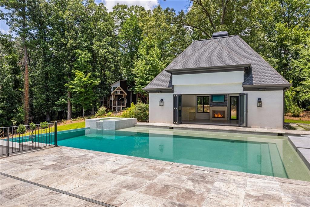 5320 Riverview Road Northwest Atlanta, GA 30339 - Photo 78 of 83 a view of outdoor space yard and swimming pool