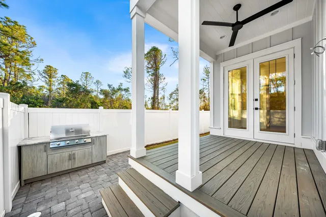 a view of outdoor space with seating area