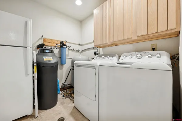 a view of storage and utility room