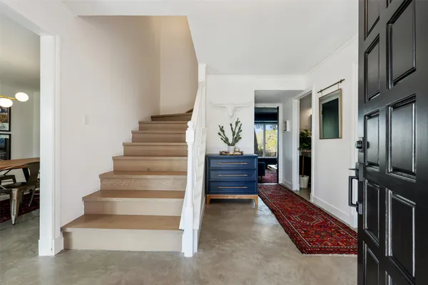 a view of entryway and hall