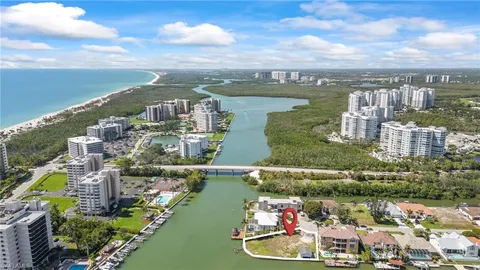 a view of a city and lake