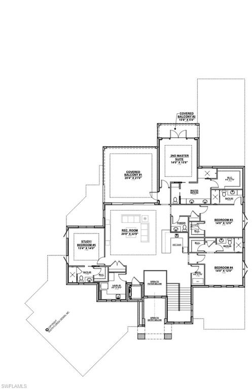 140 Flamingo Avenue Naples, FL 34108 - Photo 31 of 31 a picture of a floor plan