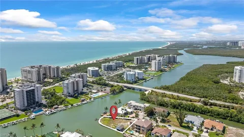 a view of a city and lake