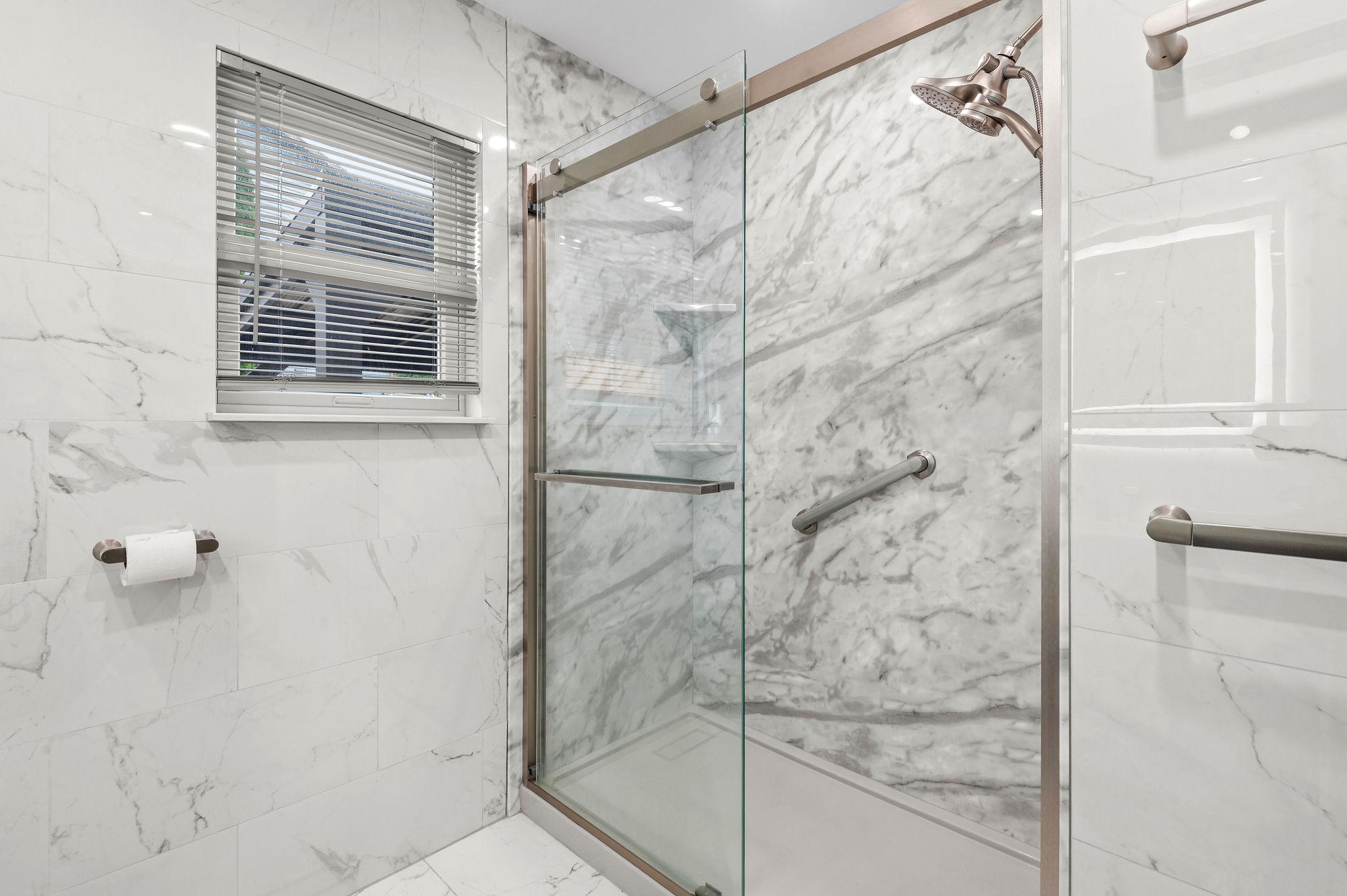 1 Ranor Court Reading, PA 19606 - Photo 15 of 29 Sleek shower with modern elegance.