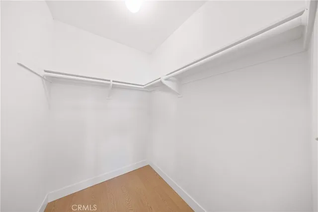 a view of small space with racks on the wall