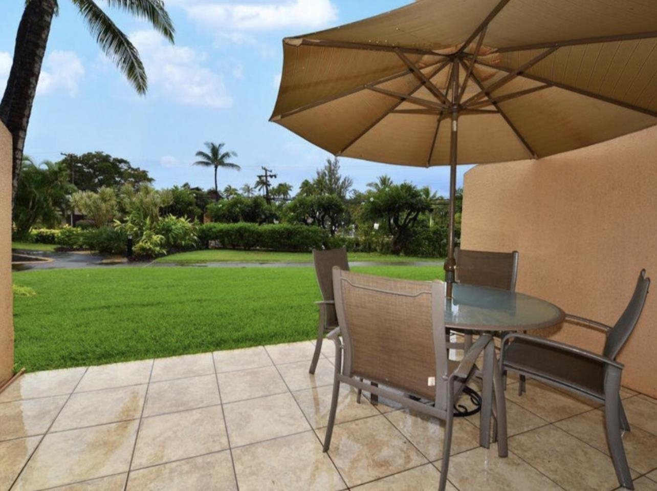 2191 South Kihei Road, Unit 1110 Kihei, HI 96753 - Photo 16 of 20 a view of a backyard with sitting area