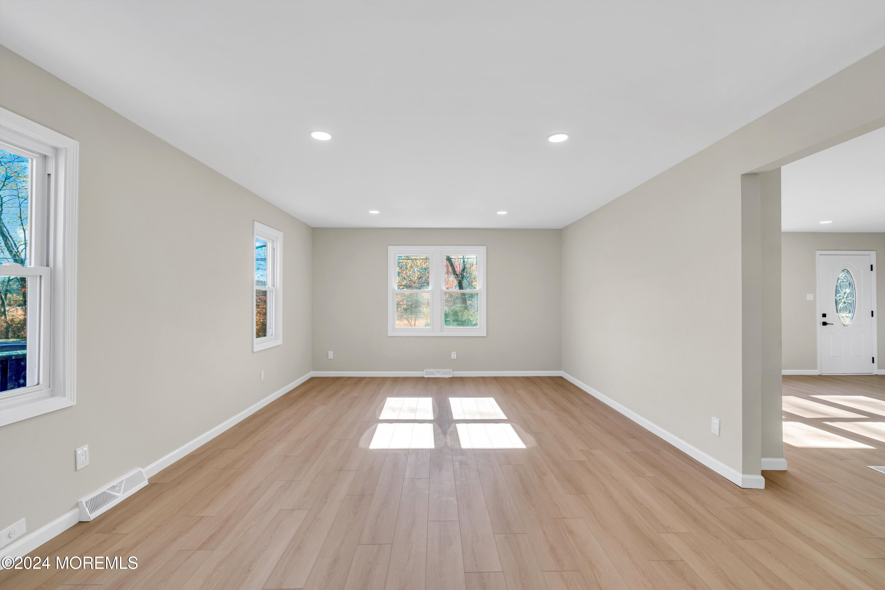 2053 Bustleton Road Burlington, NJ 08016 - Photo 23 of 55 a view of empty room with wooden floor and fan
