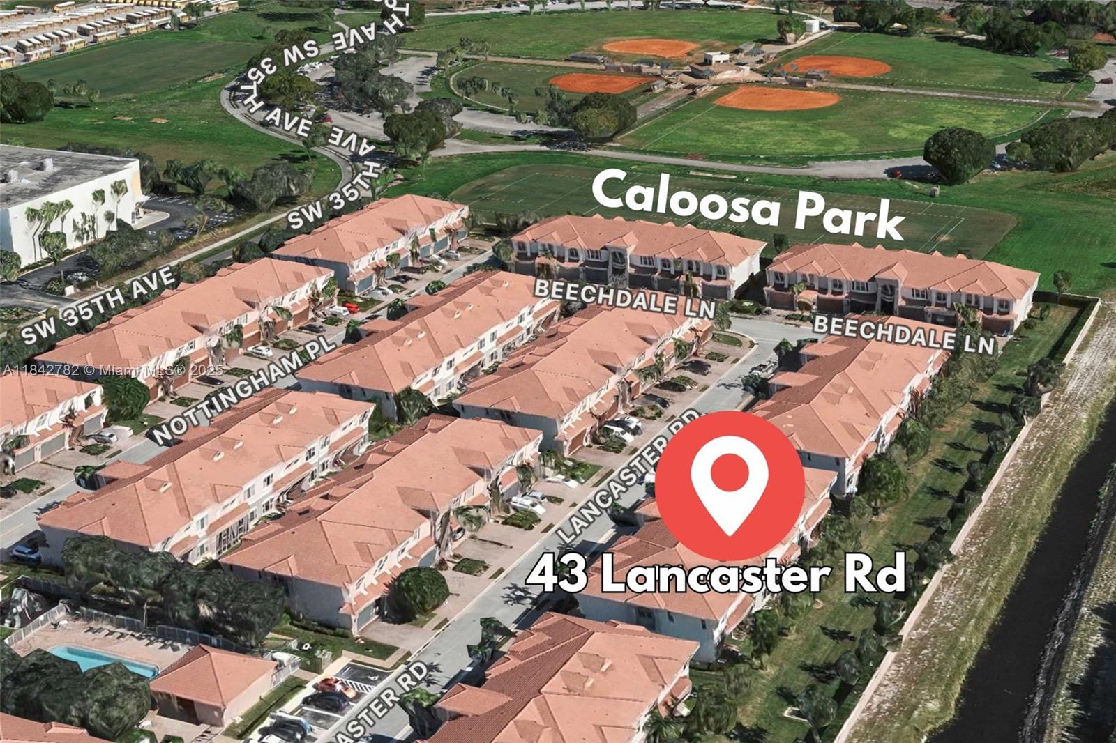 43 Lancaster Road Boynton Beach, FL 33426 - Photo 29 of 29 an aerial view of a table and chairs