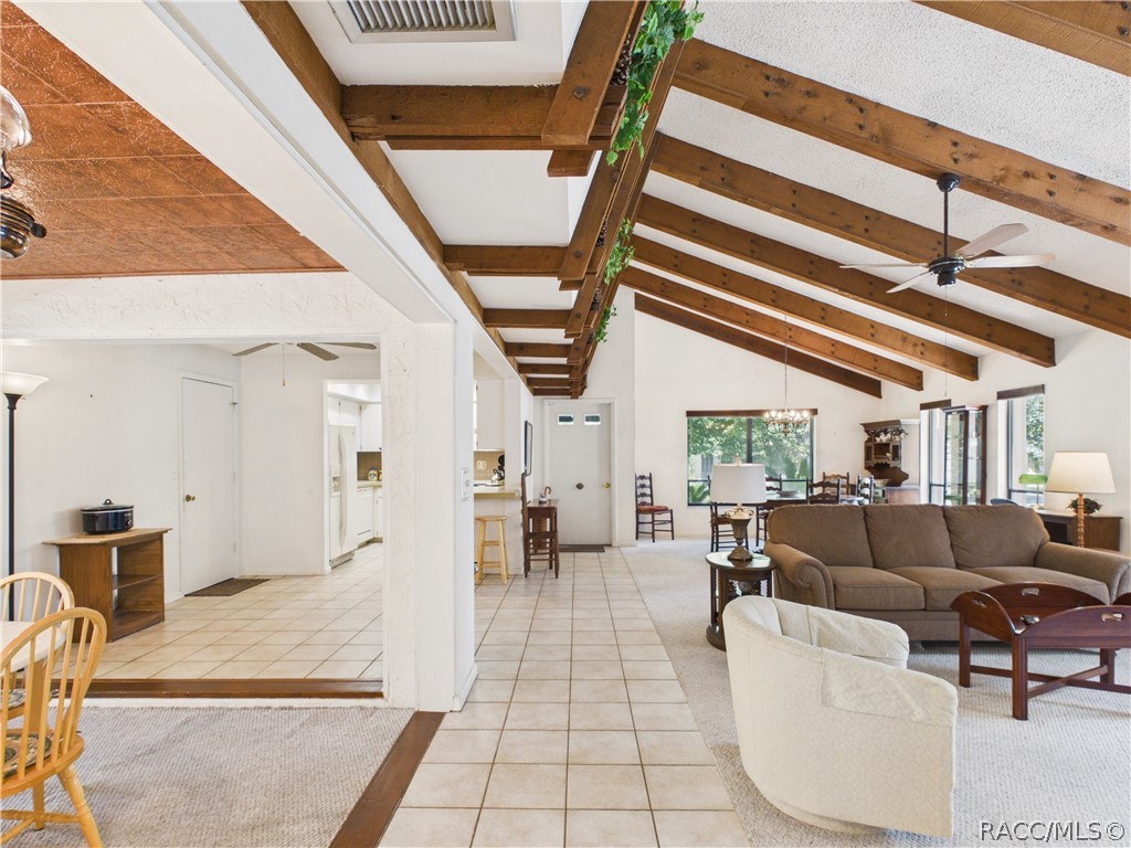 5 Pinewood Green Homosassa, FL 34446 - Photo 22 of 44 VIEW OF WHOLE ROOM BACK TO THE FOYER