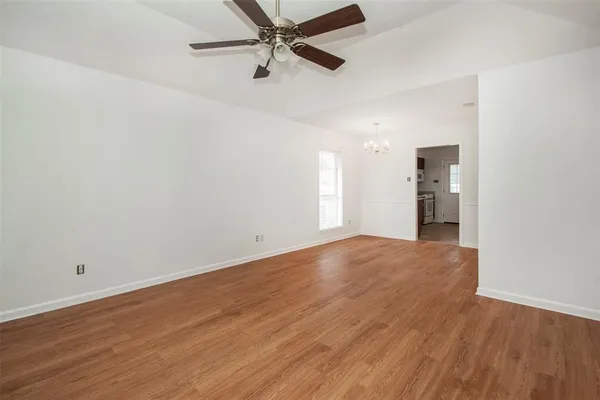 wooden floor in an empty room