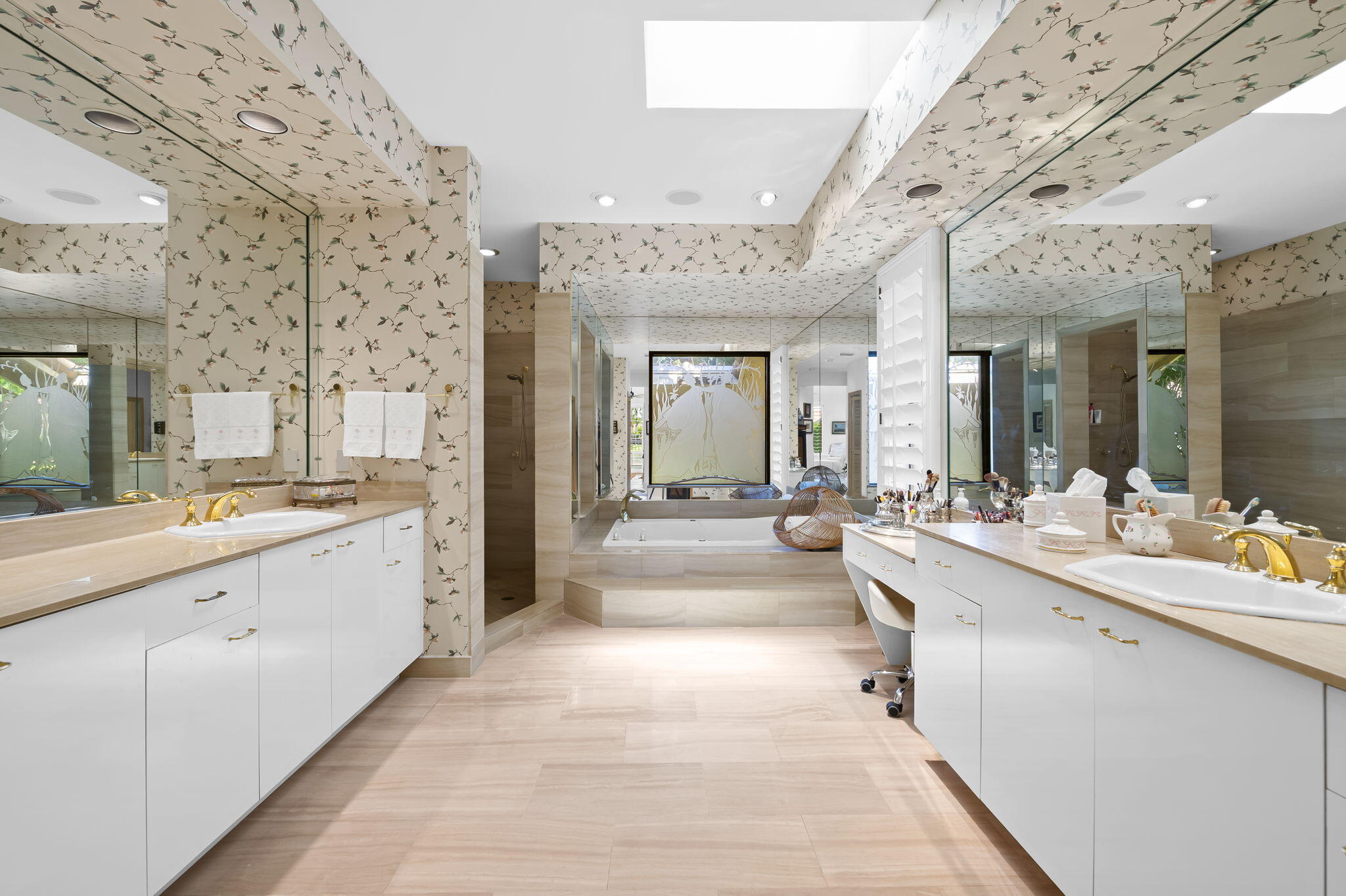 4885 Regency Court Boca Raton, FL 33434 - Photo 14 of 38 a large white kitchen with a large window