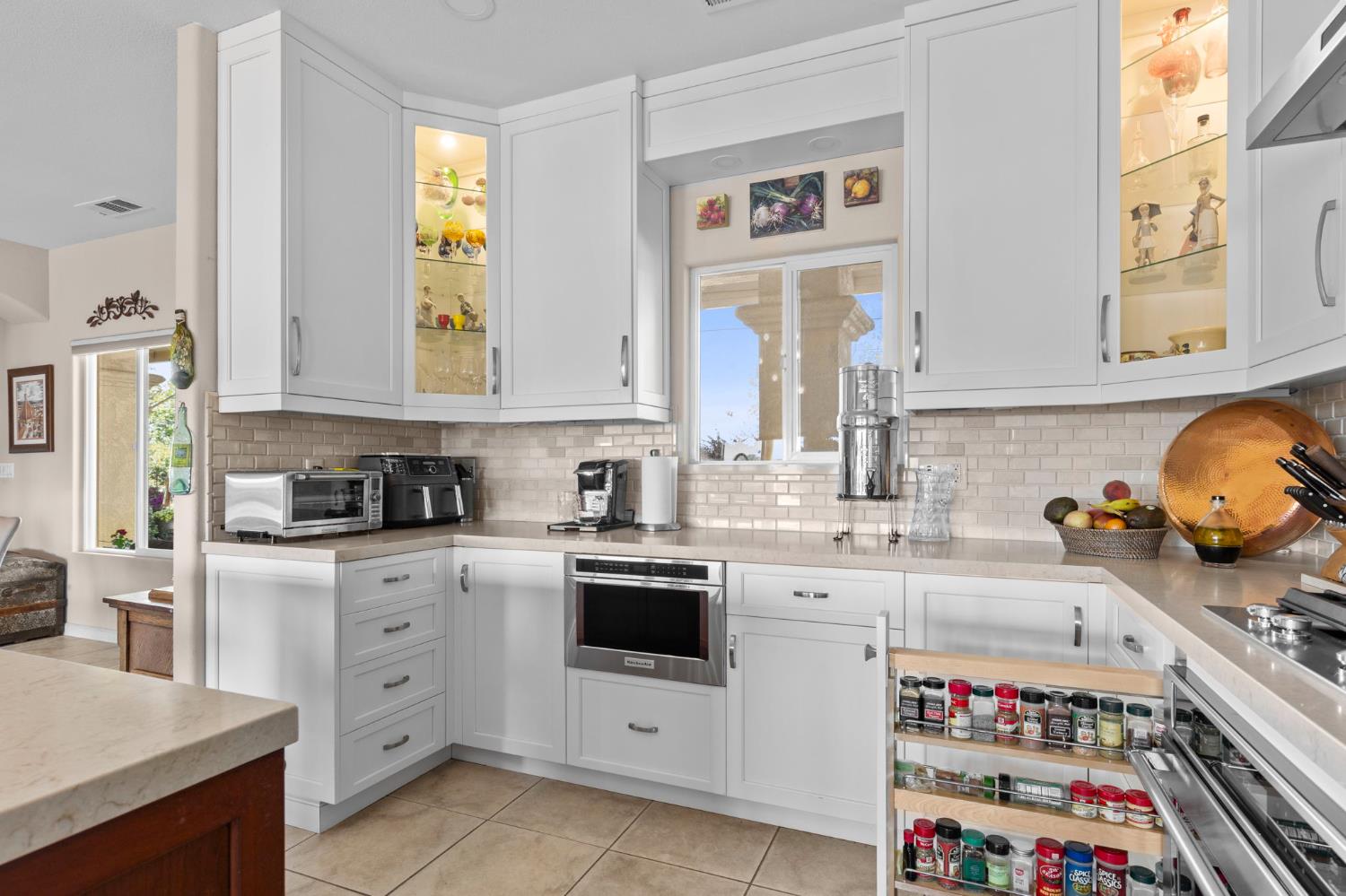 3235 Hagen Road Valley Springs, CA 95252 - Photo 11 of 40 a kitchen with a sink cabinets and window