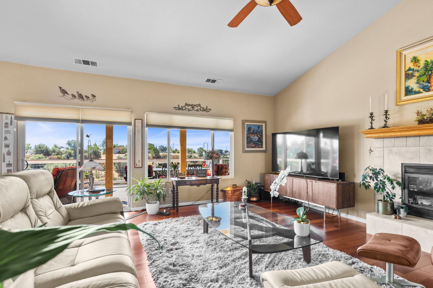 3235 Hagen Road Valley Springs, CA 95252 - Photo 15 of 40 a living room with furniture or couch and a large window