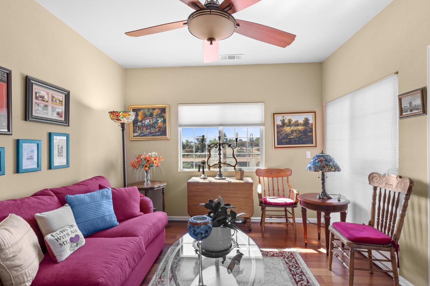 3235 Hagen Road Valley Springs, CA 95252 - Photo 16 of 40 a living room with furniture and wooden floor